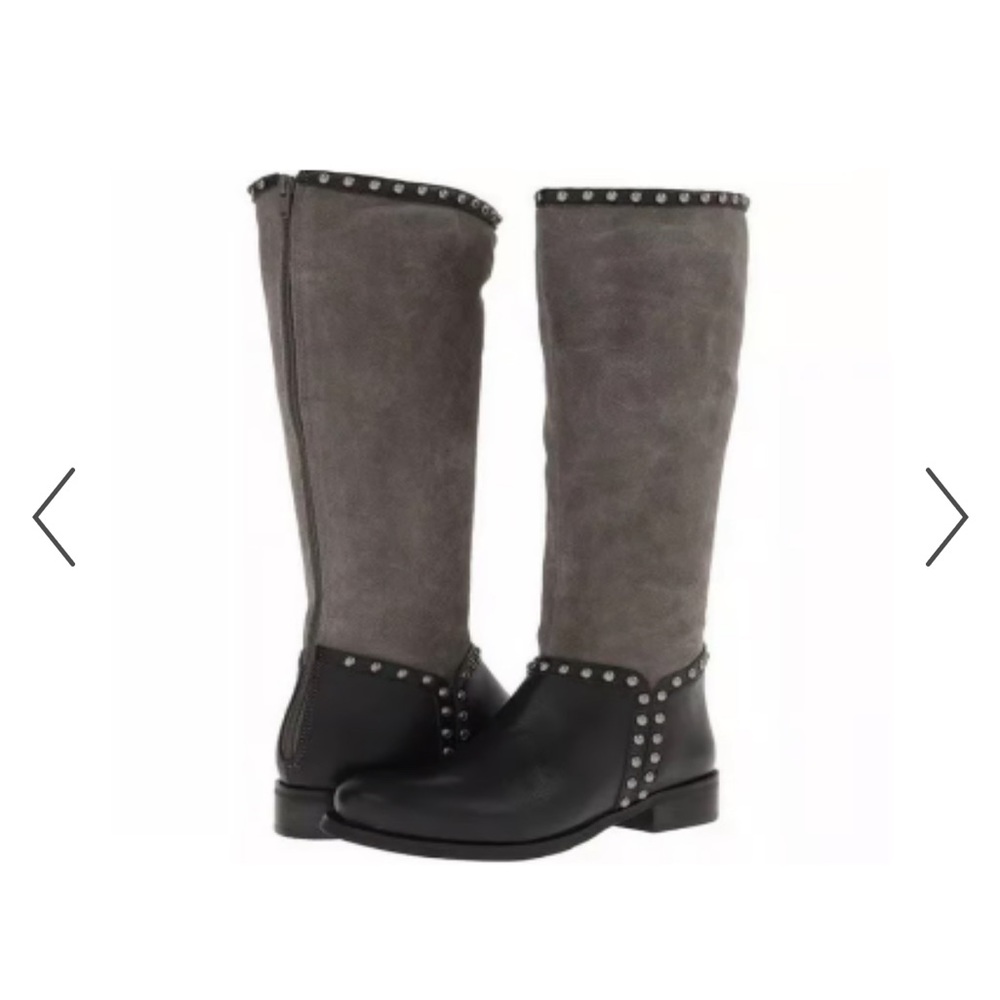 Matisse Conquest Leather Studded Riding Boots